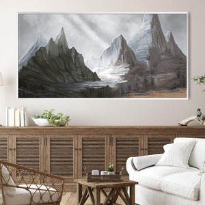 Crest of the Wild Canvas Art Clock Canvas