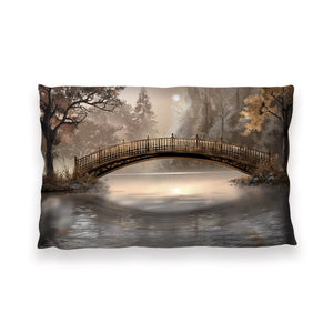 Crossing Still Waters Cushion Cushion 13 x 19in Clock Canvas