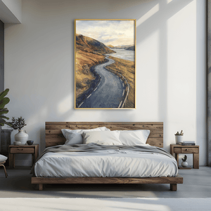 Curves of the Highlands Canvas Art Clock Canvas