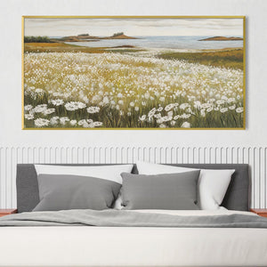 Daisy Shore Canvas Art Clock Canvas