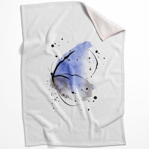 Dancing Butterfly Blanket Blanket 75 x 100cm Clock Canvas
