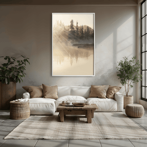 Dawn Lightfall Canvas Art Clock Canvas