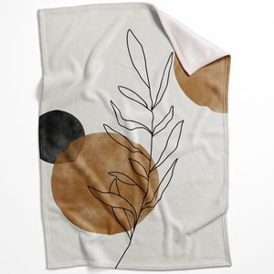 Dawn of Leaves A Blanket Blanket 75 x 100cm Clock Canvas
