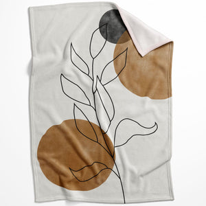 Dawn of Leaves C Blanket Blanket 75 x 100cm Clock Canvas