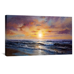 Dawns Embrace Canvas Art Clock Canvas