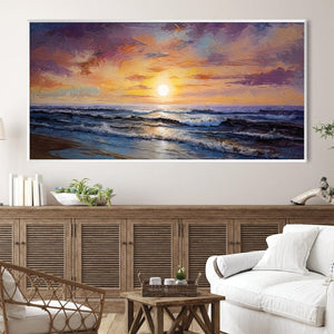 Dawns Embrace Canvas Art Clock Canvas