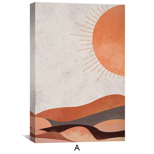 Day and Night Canvas Art Clock Canvas