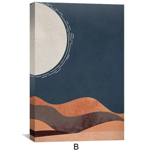 Day and Night Canvas Art Clock Canvas