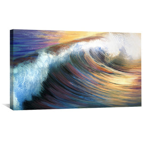 Deep Waves Canvas Art Clock Canvas