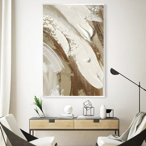 Desert Drift Canvas Art Clock Canvas