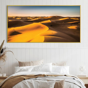 Desert Hills Canvas Art Clock Canvas