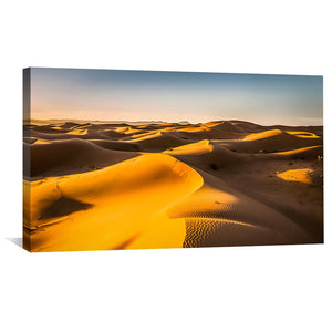 Desert Hills Canvas Art Clock Canvas