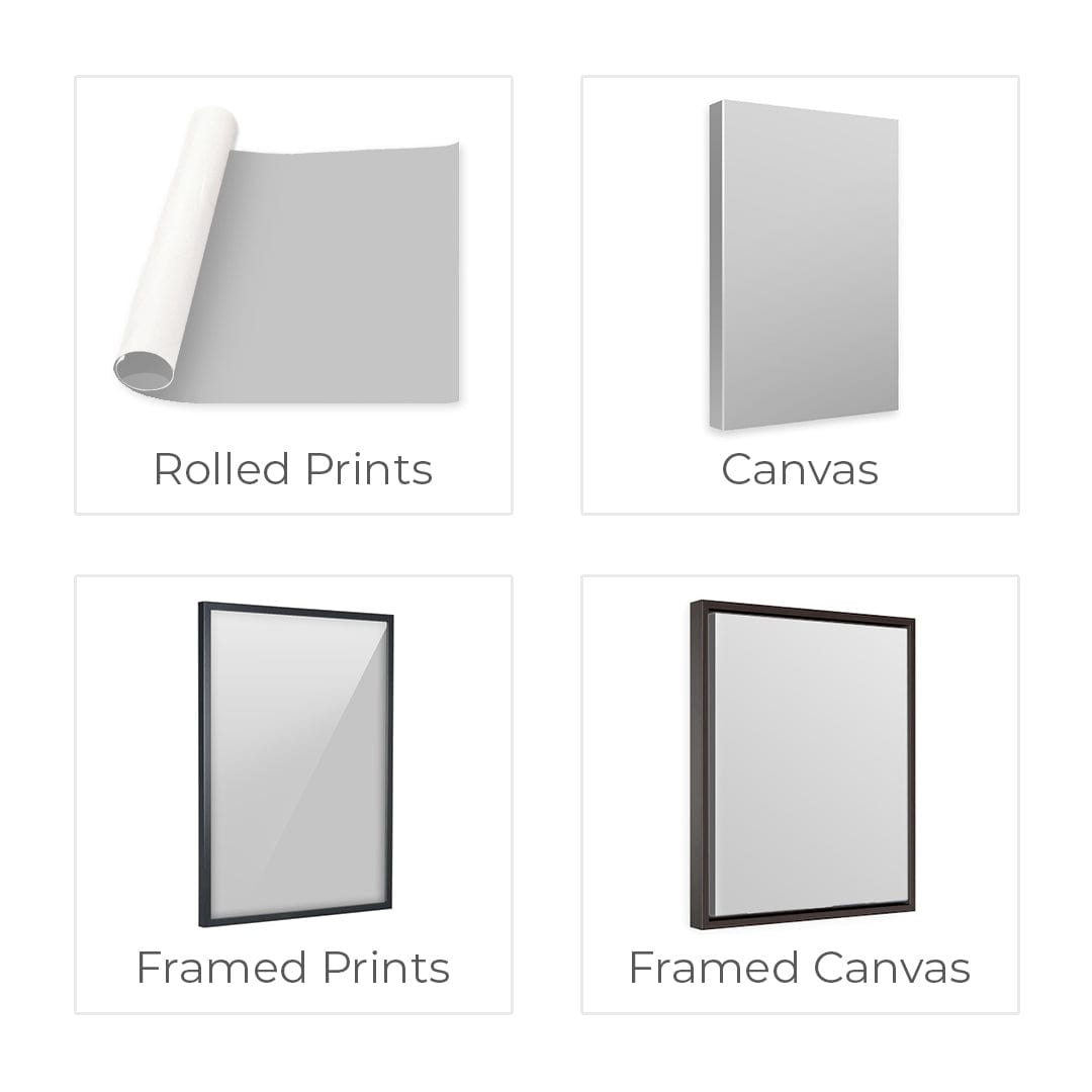 Desert Pattern Canvas Art Clock Canvas