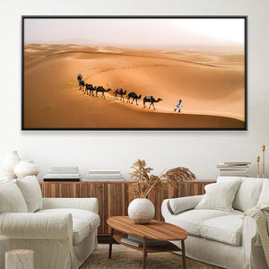 Desert Trek Canvas Art Clock Canvas