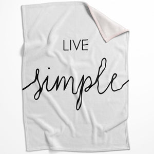 Dream Big B Blanket Blanket 75 x 100cm Clock Canvas