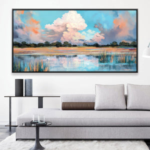 Dreamscape Waters Canvas Art Clock Canvas