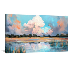Dreamscape Waters Canvas Art Clock Canvas