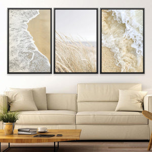 Dreamy Shores Canvas Art Clock Canvas
