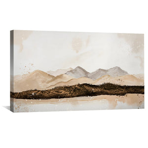 Drifted Plains Canvas Art Clock Canvas