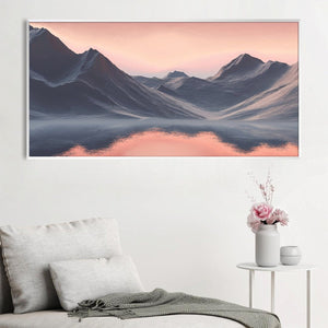 Dusk Reflection Canvas Art Clock Canvas