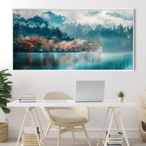 Echoes of Fall Canvas Art Clock Canvas