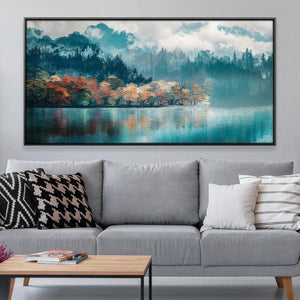 Echoes of Fall Canvas Art Clock Canvas