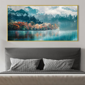 Echoes of Fall Canvas Art Clock Canvas