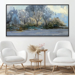 Echoes of the Forest Floor Canvas Art 20 x 10in / Canvas Clock Canvas