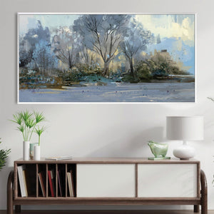 Echoes of the Forest Floor Canvas Art Clock Canvas
