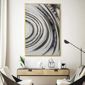 Eclipse Symphony Canvas Art Clock Canvas