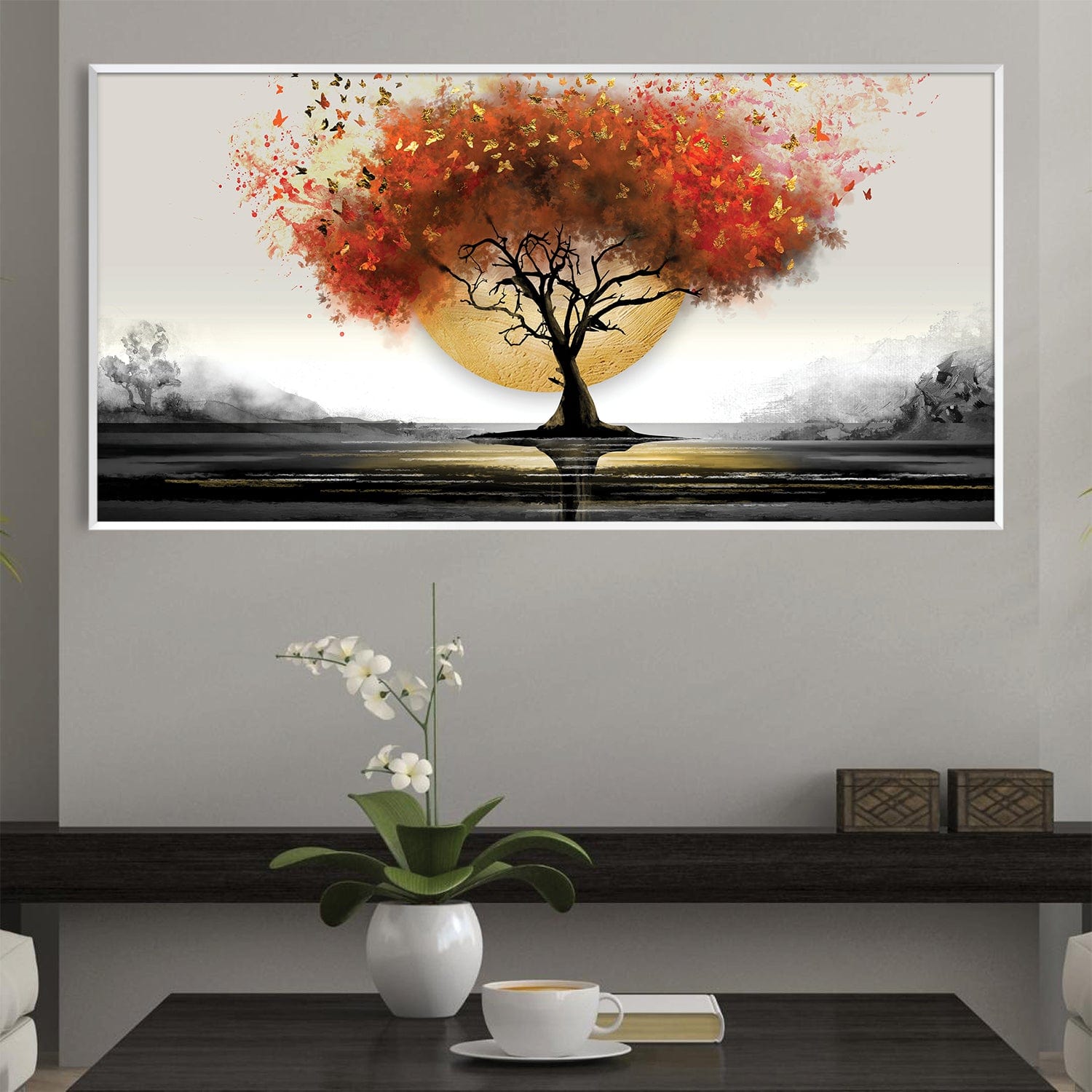 Eclipsed Dawn Canvas Art Clock Canvas