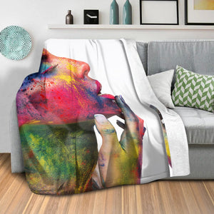 Ecstasy C Blanket Blanket Clock Canvas