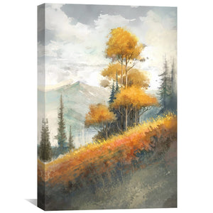 Edge of Fall Canvas Art Clock Canvas