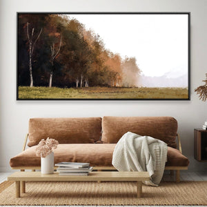 Edge of the Forest Canvas Art 20 x 10in / Canvas Clock Canvas