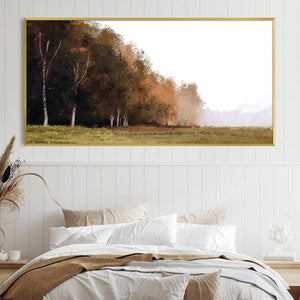 Edge of the Forest Canvas Art Clock Canvas
