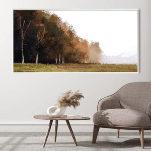 Edge of the Forest Canvas Art Clock Canvas