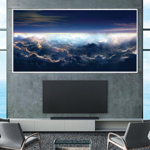 Edge of the World Canvas Art Clock Canvas