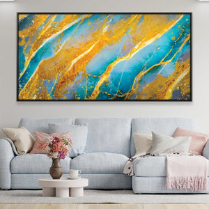 Eldorado Stream Canvas Art Clock Canvas