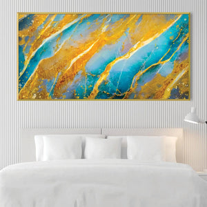 Eldorado Stream Canvas Art Clock Canvas