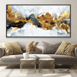 Elysian Currents Canvas Art Clock Canvas