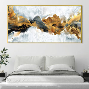 Elysian Currents Canvas Art Clock Canvas