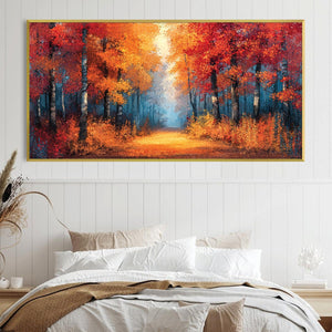 Embers of the Wild Canvas Art Clock Canvas