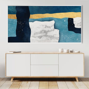 Emerging Realities Canvas Art Clock Canvas