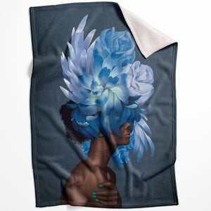 Empowered Woman A Blanket Blanket 75 x 100cm Clock Canvas