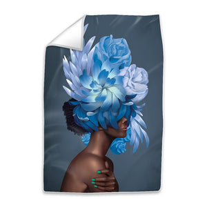 Empowered Woman A Easy Build Frame Art Fabric Print Only / 24 x 36in Clock Canvas