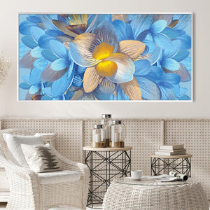 Eternal Bloom Canvas Art Clock Canvas