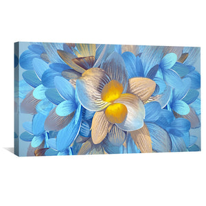 Eternal Bloom Canvas Art Clock Canvas