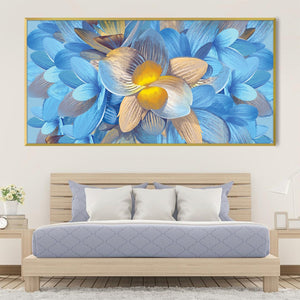 Eternal Bloom Canvas Art Clock Canvas