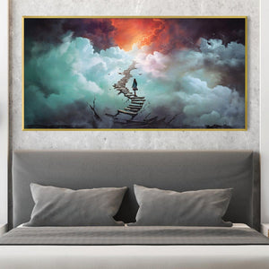 Eternal Path Canvas Art Clock Canvas