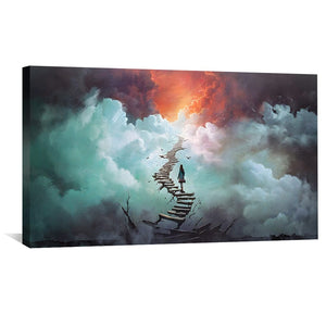 Eternal Path Canvas Art Clock Canvas